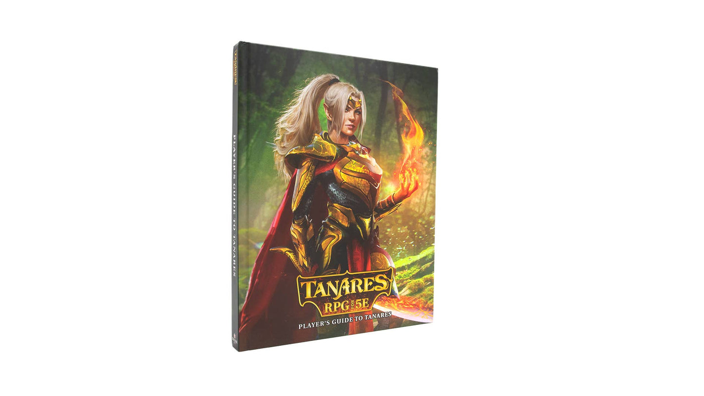 Tanares RPG: Books